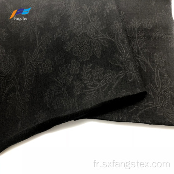 Tissu Abaya 100% polyester en lin britannique en relief 3D